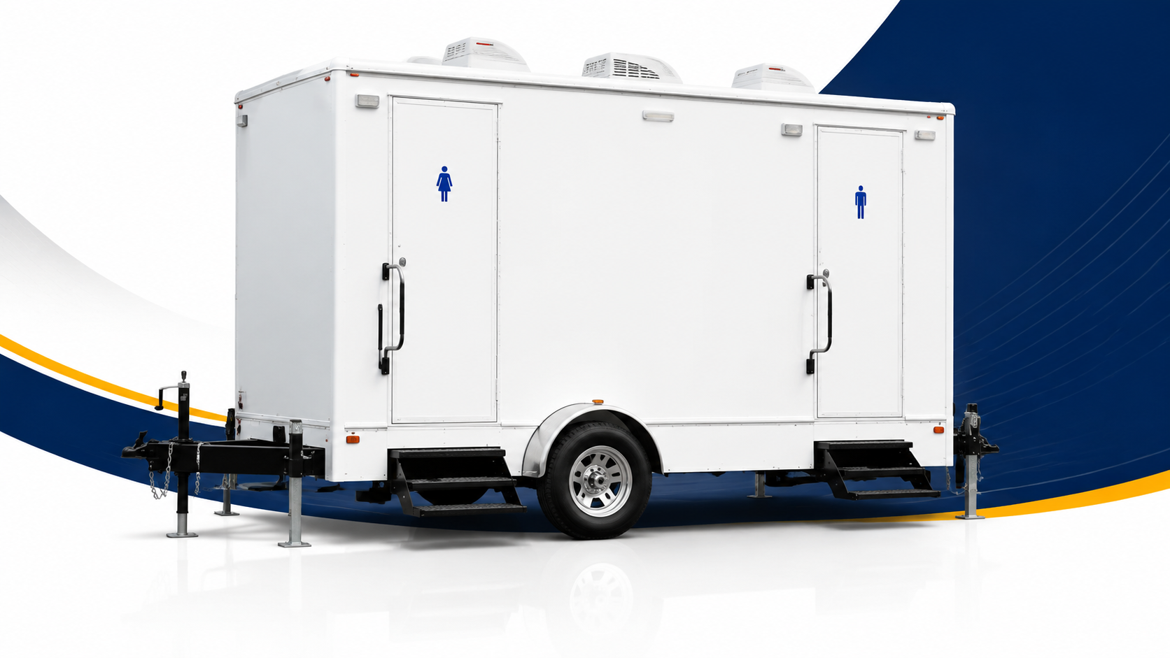 3 Stall Restroom trailer (events under 100 guest)
