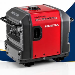 Portable Generator: Inverter, Gasoline, 2,800 W Running, 3,000 W Starting, 120V AC,