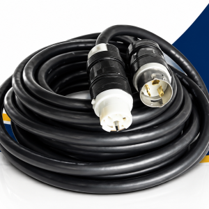50' Spider Box Cable  Twist lock  50amp