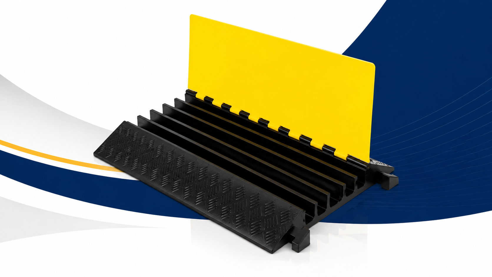 5 Channel Industrial Cable Ramp Protector
