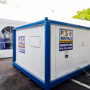 PORTABLE A/C INSTALLATION FOR WAREHOUSES OR EVENT TENTS