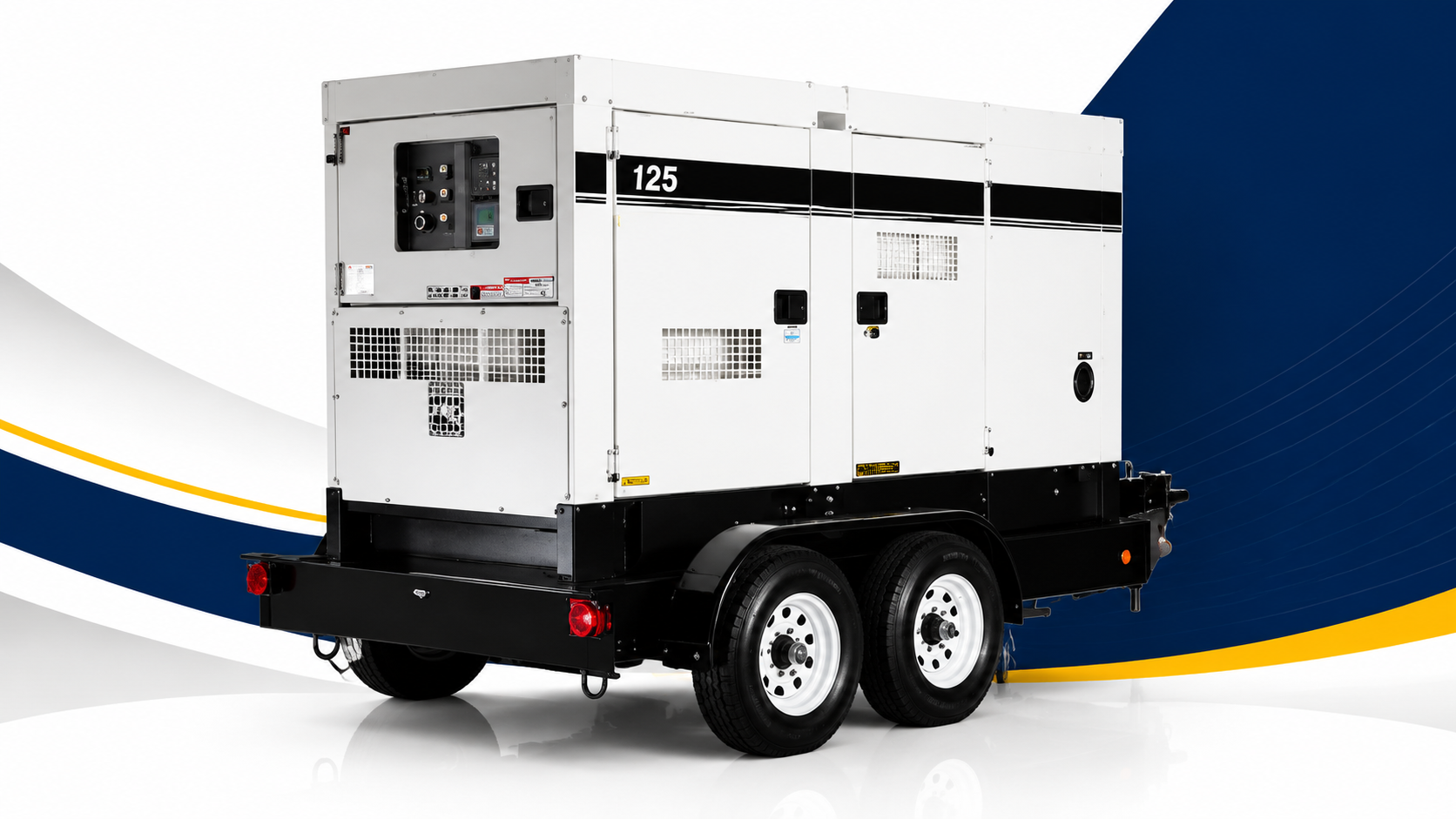 125KVA Towable Diesel Generator Rental