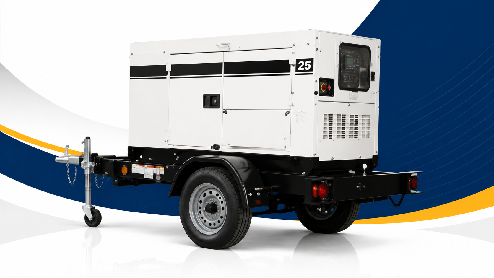 25 kVA Towable Diesel Generator Rental