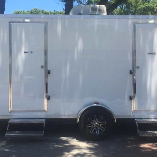 Elevate your event with PCS Rental's Luxury Restroom Trailer Rental in Tampa, FL. Experience convenience and style like never before. Contact us today!